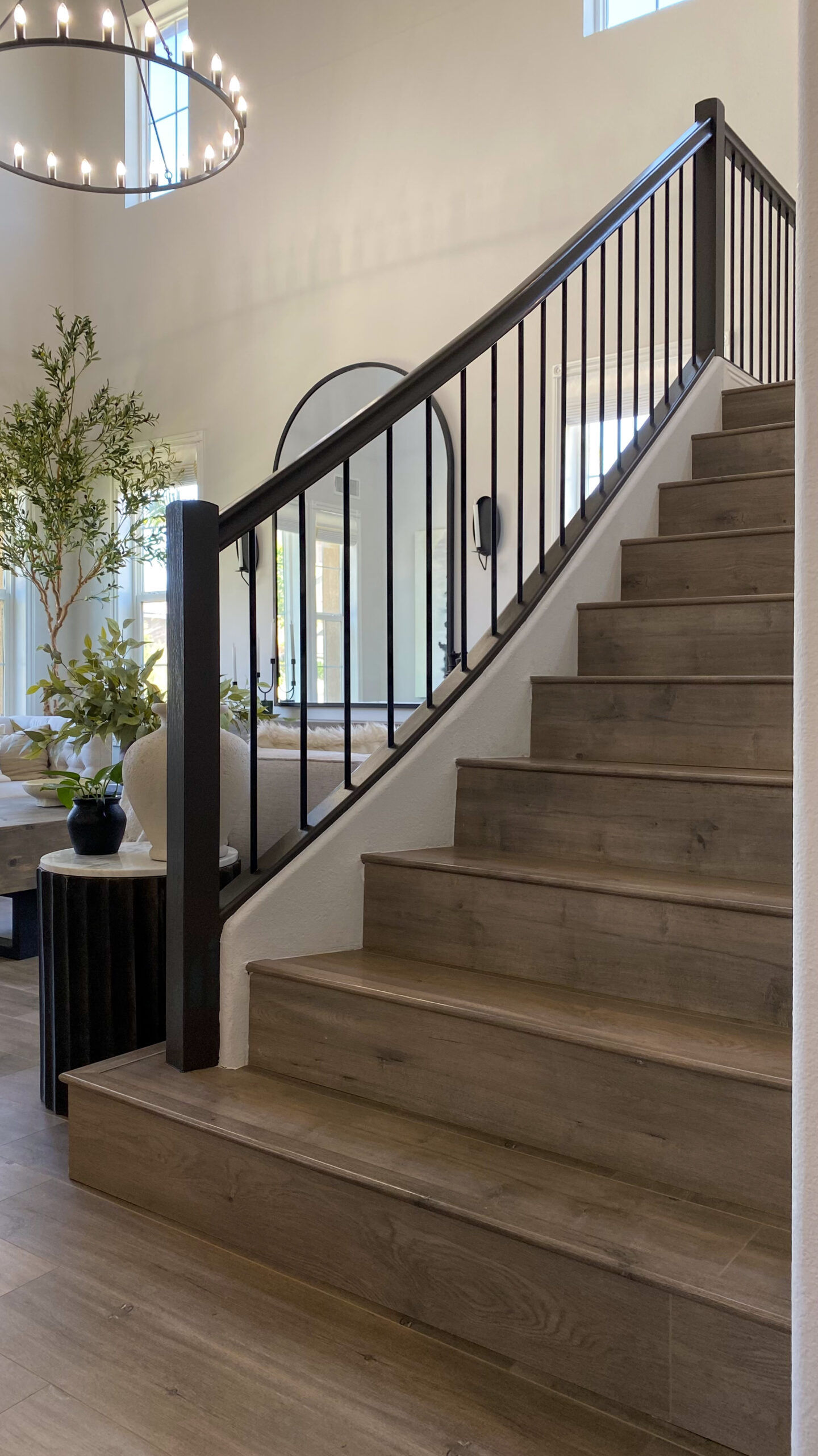 how to replace stair spindles with wrought iron