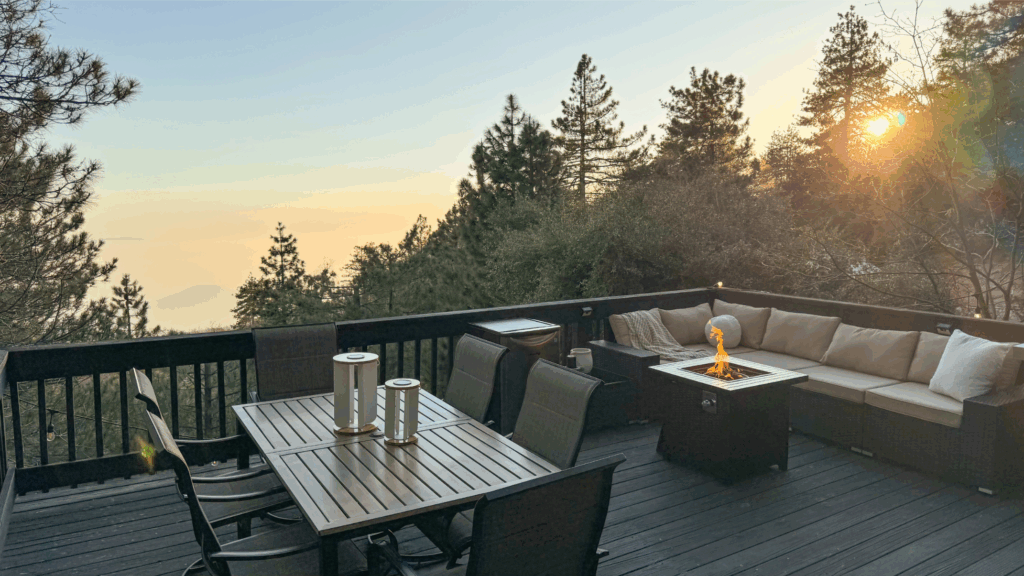 romantic cabin getaway in Southern California