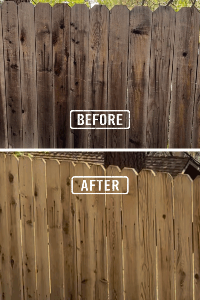 How to Clean a Cedar Fence with Bleach