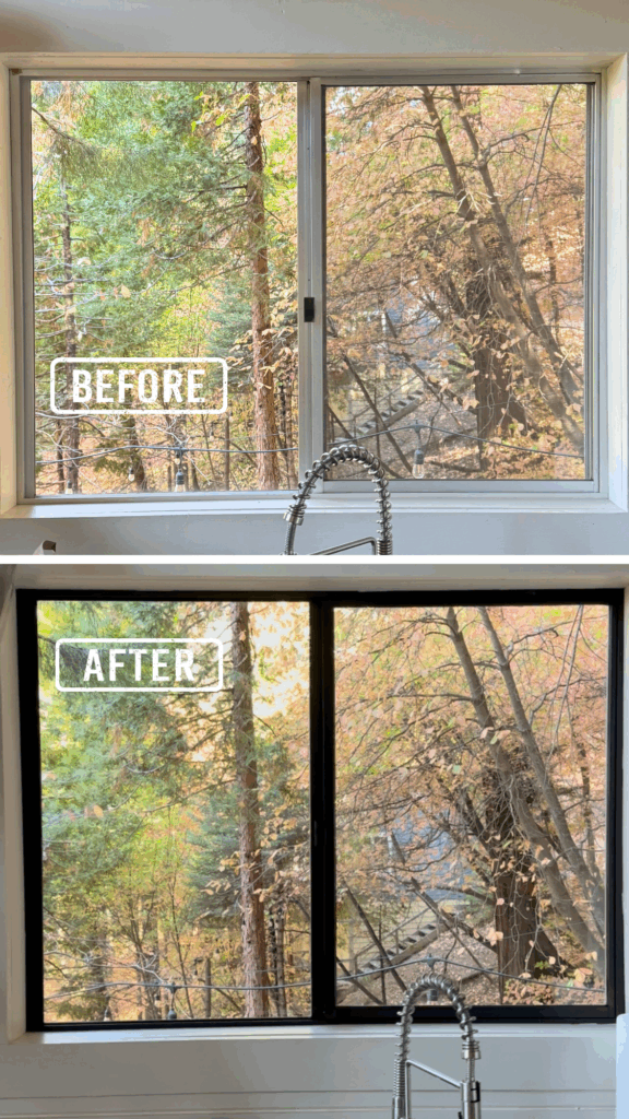 how to paint aluminum window frames