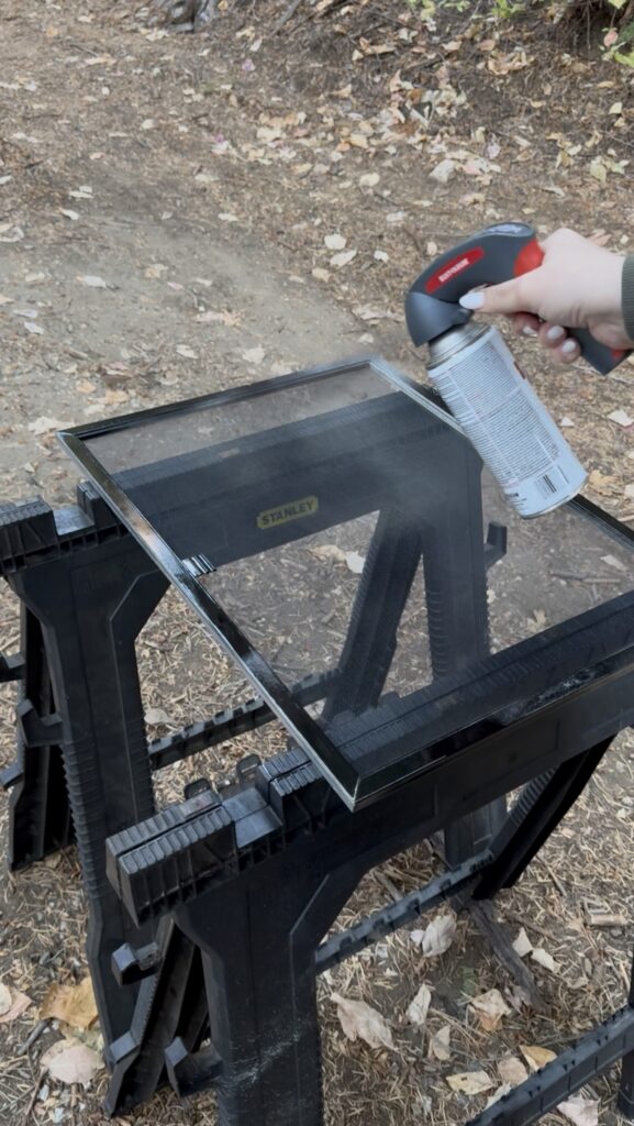 spray paint window screens