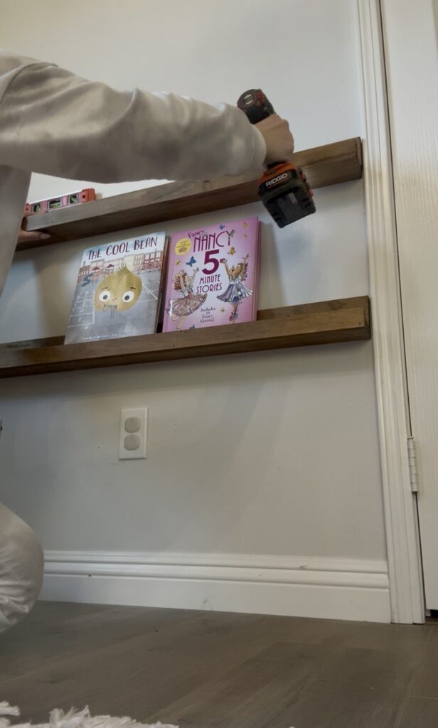 diy picture ledge tutorial